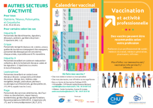 Tripli vaccination et activité professionnelle